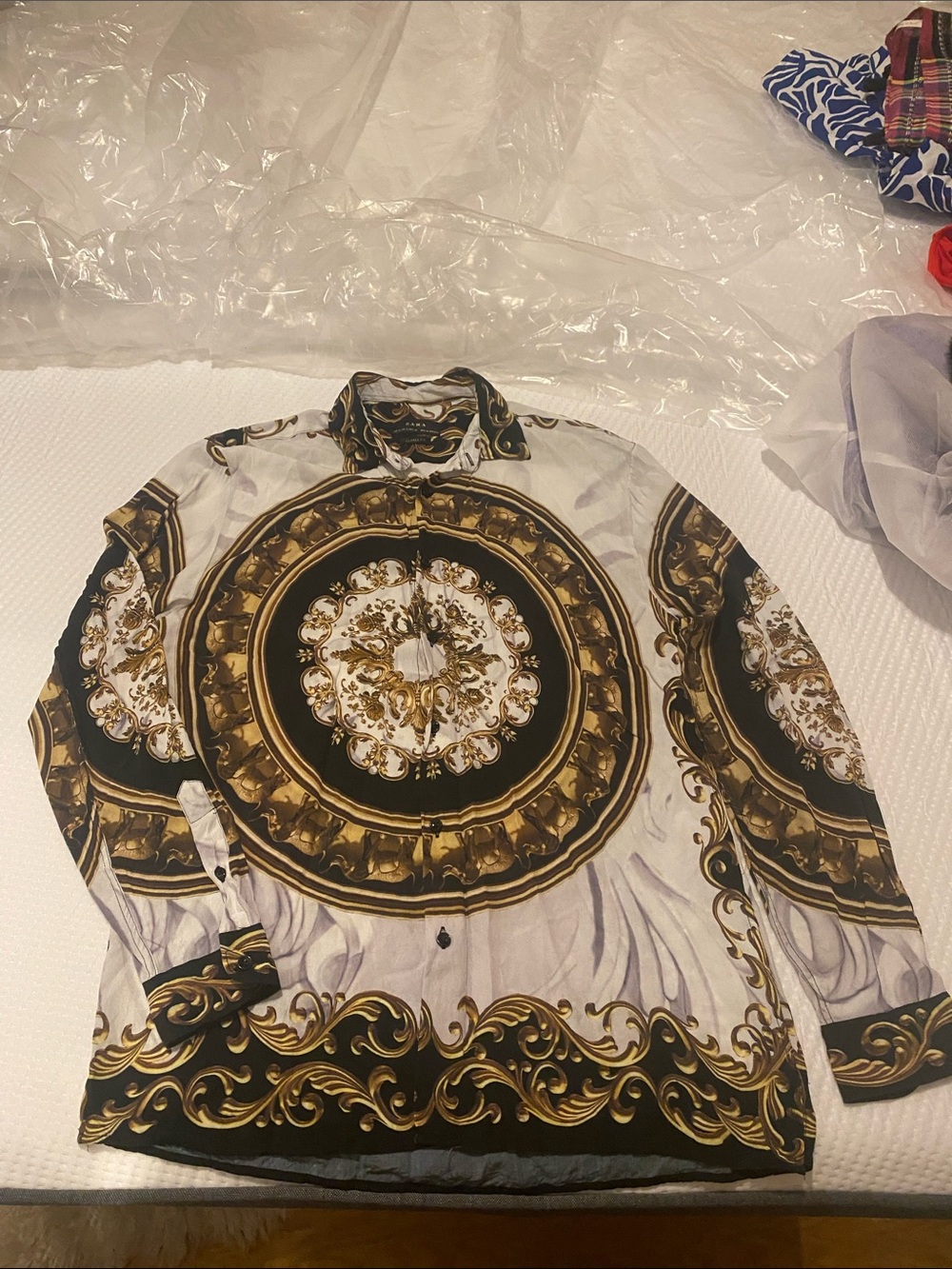 Zara “Vercase Inspired” Long Sleeve Button-Down Shirt